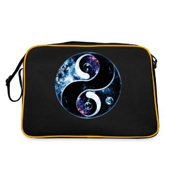 Yin Yang - Sac Retro - noir/or - Dos