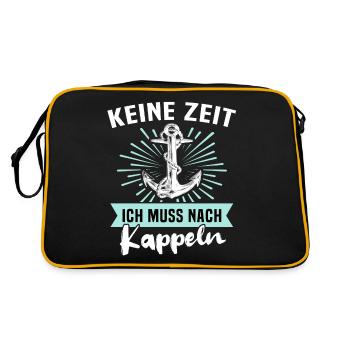 Kappeln Kappelner - Retro Tasche - Schwarz/Gold - Hinten