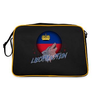 Liechtenstein - Retro Bag - black/gold - Back