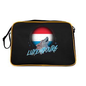 Luxembourg - Sac Retro - noir/or - Dos