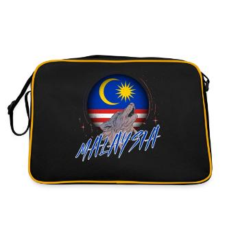 Malaysia - Retro Bag - black/gold - Back