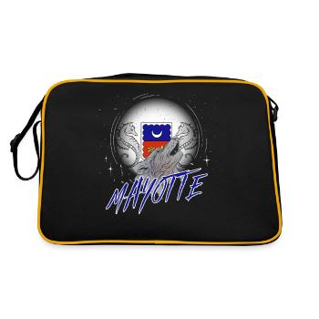 Mayotte - Sac Retro - noir/or - Dos
