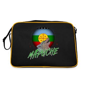 Mapuche - Sac Retro - noir/or - Dos