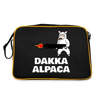 Dakka Alpaga - Sac Retro - noir/or - Dos