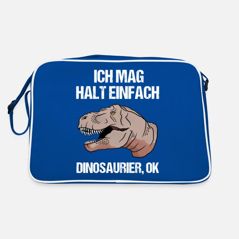 Einfach Dino-Liebe Geschenk Retro Tasche