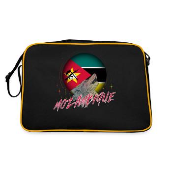 Mozambique - Sac Retro - noir/or - Dos