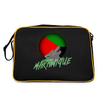 Martinique - Sac Retro - noir/or - Dos
