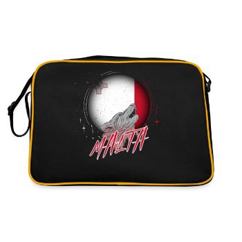 Malte - Sac Retro - noir/or - Dos