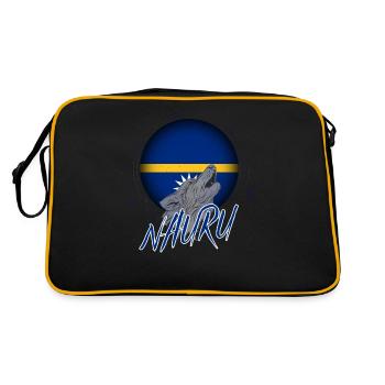 Nauru - Sac Retro - noir/or - Dos