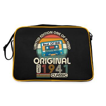 Vintage 1941 anniversaire Surprise - Sac Retro - noir/or - Dos