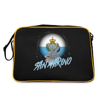 San Marino - Retro Bag - black/gold - Back