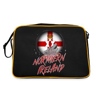 Irlande du Nord - Sac Retro - noir/or - Dos