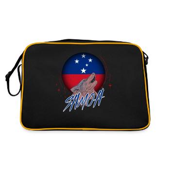 Samoa - Sac Retro - noir/or - Dos