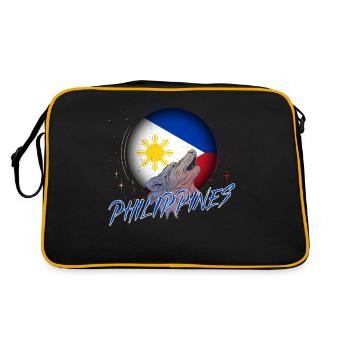 Philippines - Sac Retro - noir/or - Dos