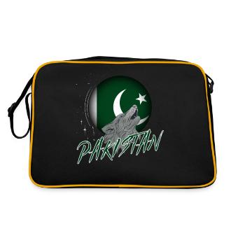 Pakistan - Sac Retro - noir/or - Dos