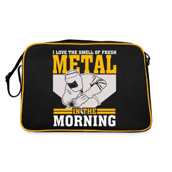 Métallurgiste Travail des métaux Soudeur de métallurgie - Sac Retro - noir/or - Dos