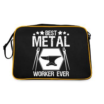Métallurgiste Soudeur Travail des métaux Métallurgie - Sac Retro - noir/or - Dos