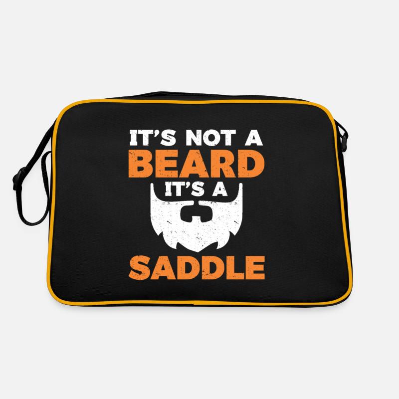 Bart Spruch Bärtiger Vater Ehemann Geschenk, Bart Retro Tasche