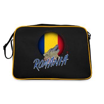 Romania - Retro Bag - black/gold - Back