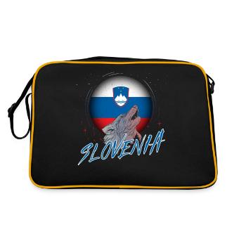 Slovenia - Retro Bag - black/gold - Back