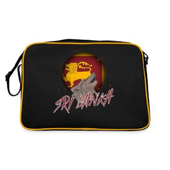 Sri Lanka - Sac Retro - noir/or - Dos