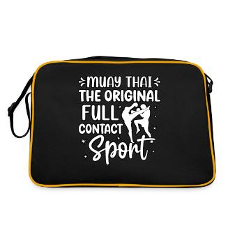 Muay Thai : le sport de contact original - Sac Retro - noir/or - Dos