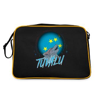 Tuvalu - Retro Bag - black/gold - Back