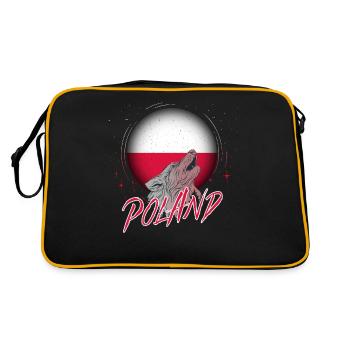 Pologne - Sac Retro - noir/or - Dos