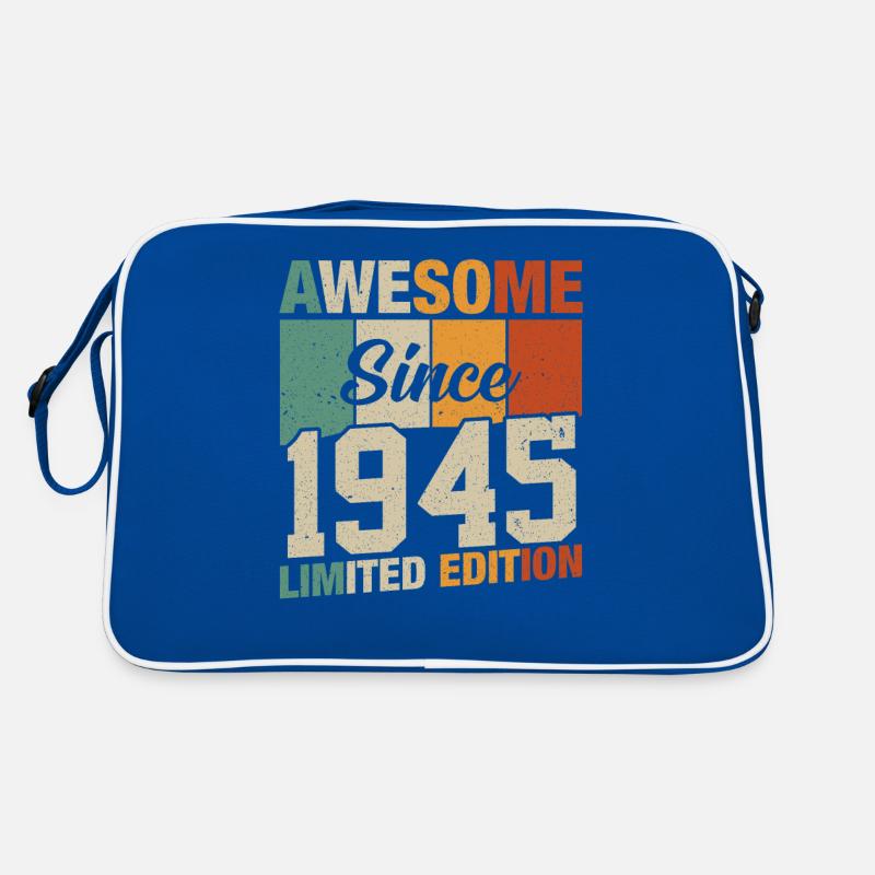 Breloque d’anniversaire Vintage 1945 Sac Retro