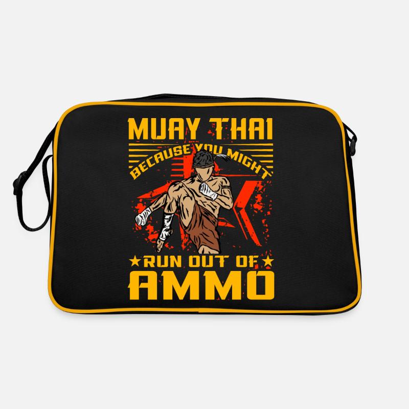 Muay Thai parce que vous pourriez manquer de munitions Sac Retro