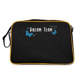 Dream Team Cœur de papillon - Sac Retro - noir/or - Dos