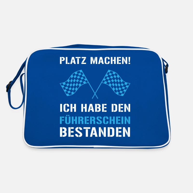 Führerschein Weg frei! Retro Tasche