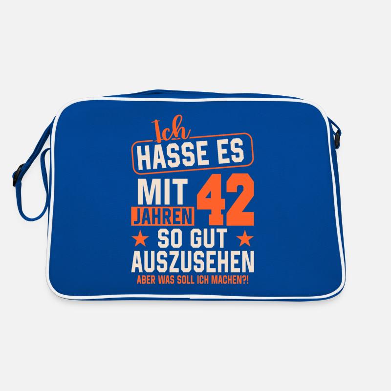 Legendärer 42. Geburtstag Retro Tasche