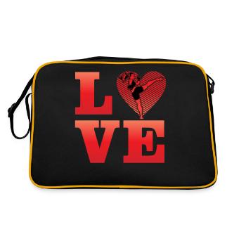 L’amour du Muay Thai - Sac Retro - noir/or - Dos