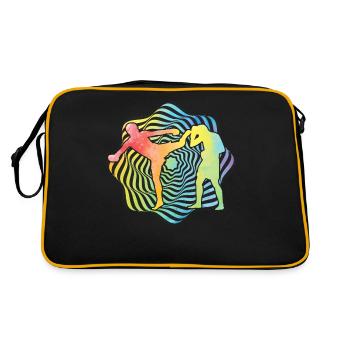 Muay Thaï - Sac Retro - noir/or - Dos