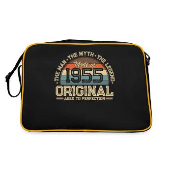 Jahrgang 1955 – Legende wird 69! - Sac Retro - noir/or - Dos