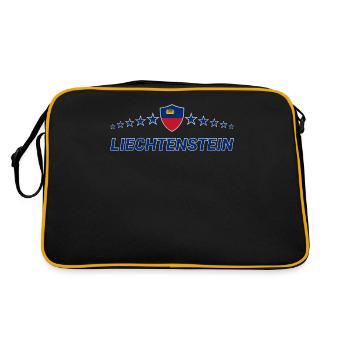 Liechtenstein - Retro Bag - black/gold - Back