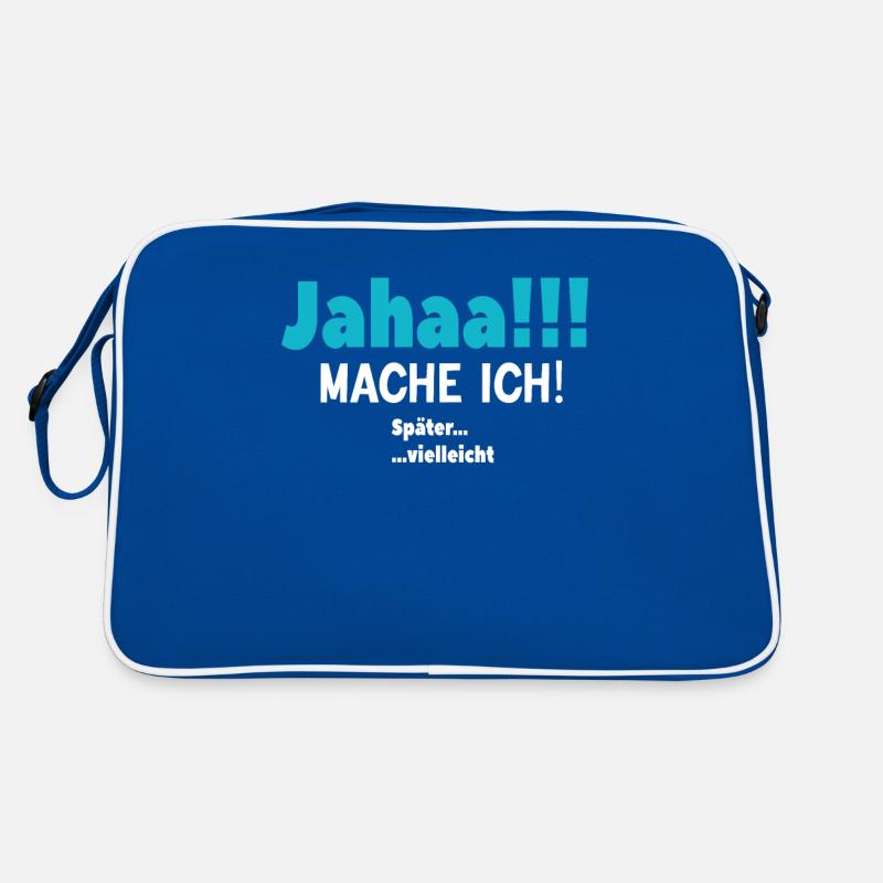 Verspäteter Ehrgeiz Retro Tasche