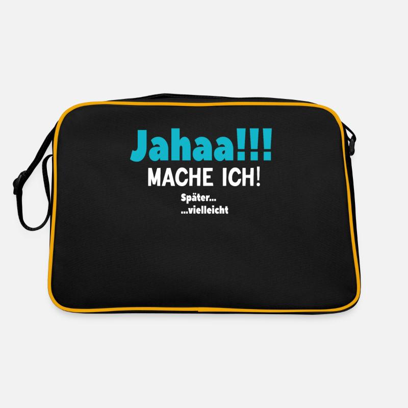 Verspäteter Ehrgeiz Retro Tasche