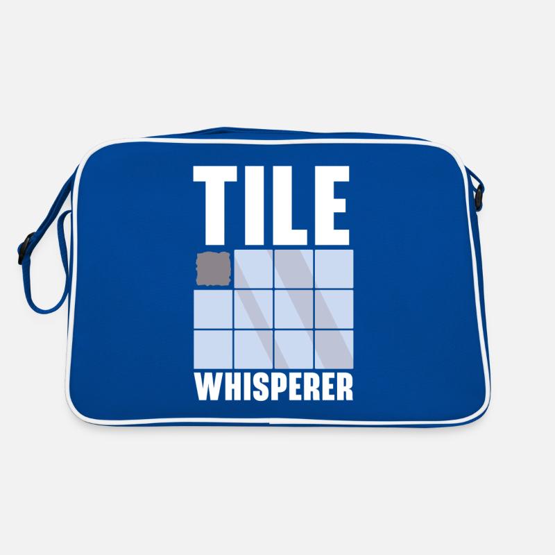 Carreleur Profession Carrelage Couche De Sol Carrelage Sac Retro