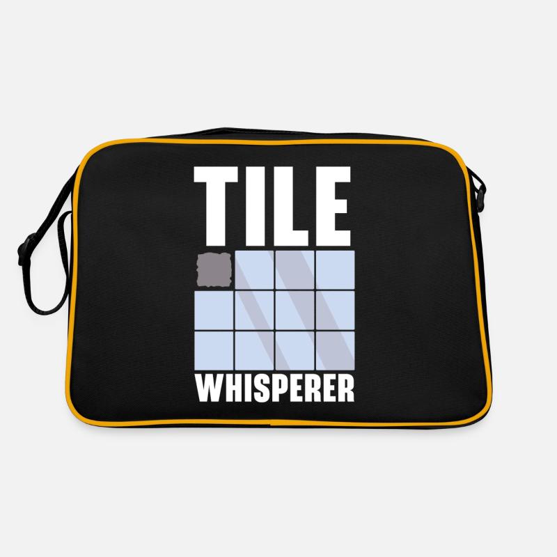 Carreleur Profession Carrelage Couche De Sol Carrelage Sac Retro