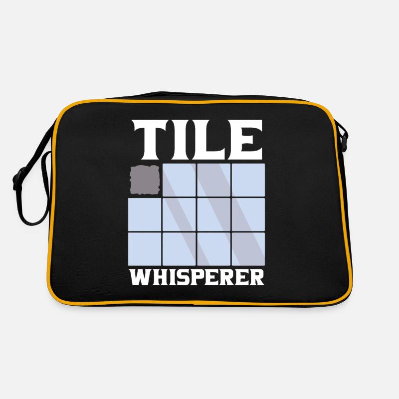 Carreleur Profession Carrelage Couche De Sol Carrelage Sac Retro