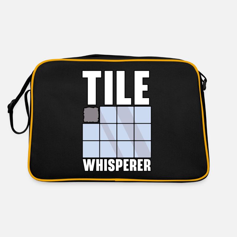 Carreleur Profession Carrelage Couche De Sol Carrelage Sac Retro