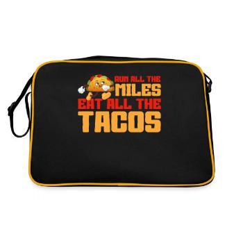 Taco Cuisine mexicaine Tacos - Sac Retro - noir/or - Dos