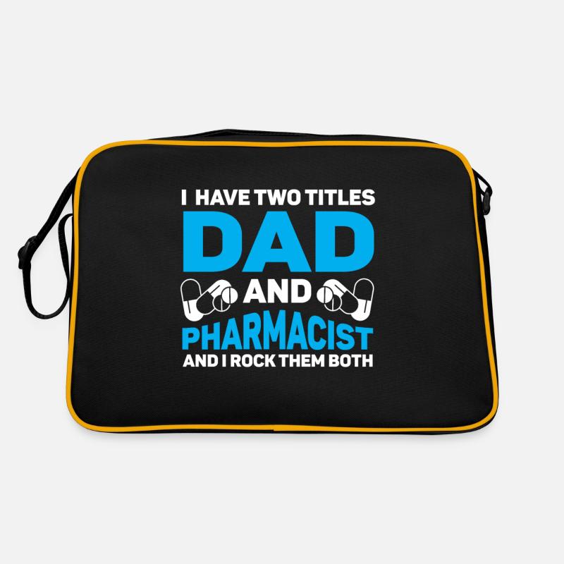 Pharmacist Degree Medicine Pharmacy Retro Bag
