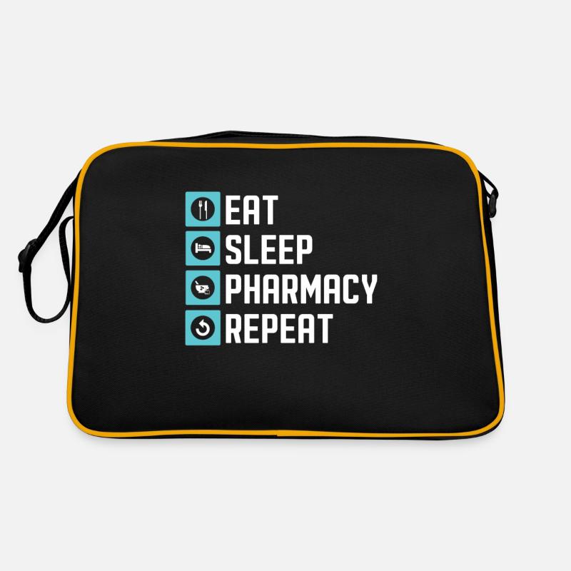 Pharmacist Degree Medicine Pharmacy Retro Bag