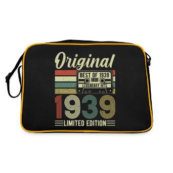 Vintage Birthday 1939 Legendary 85th Birthday - Retro Bag - black/gold - Back