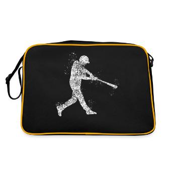 Baseball Pitcher - Retro Bag - black/gold - Back