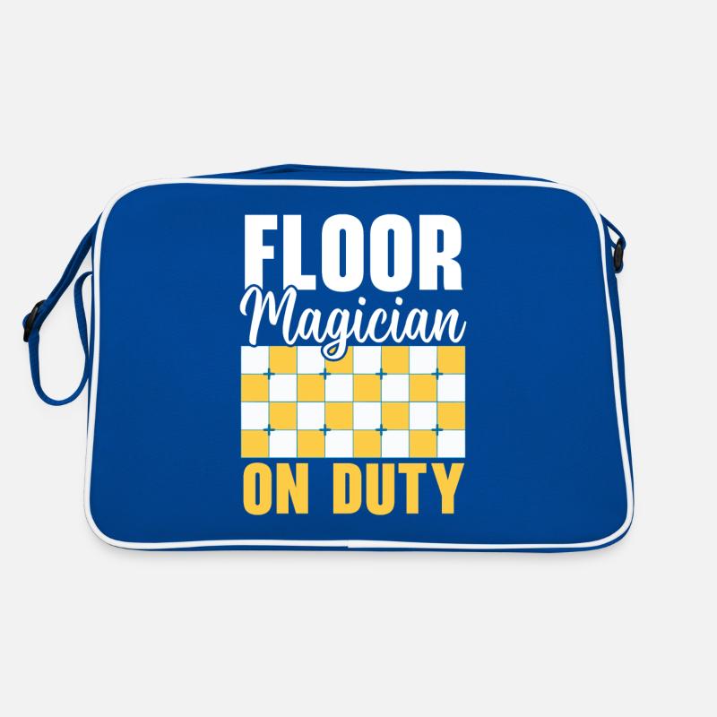 Carreleur Profession Carrelage Couche De Sol Carrelage Sac Retro
