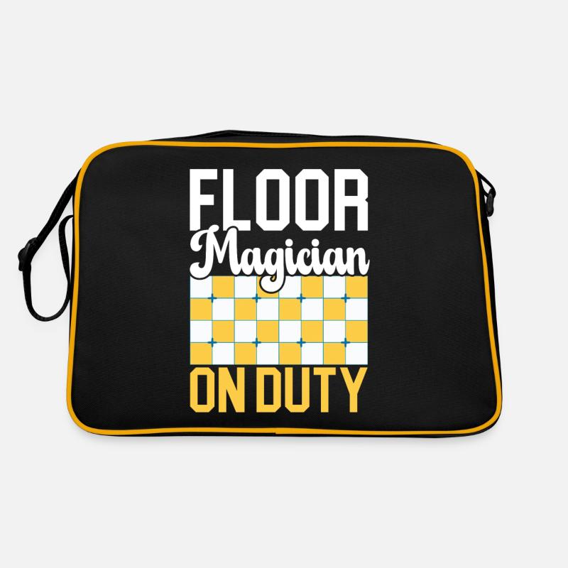 Carreleur Profession Carrelage Couche De Sol Carrelage Sac Retro